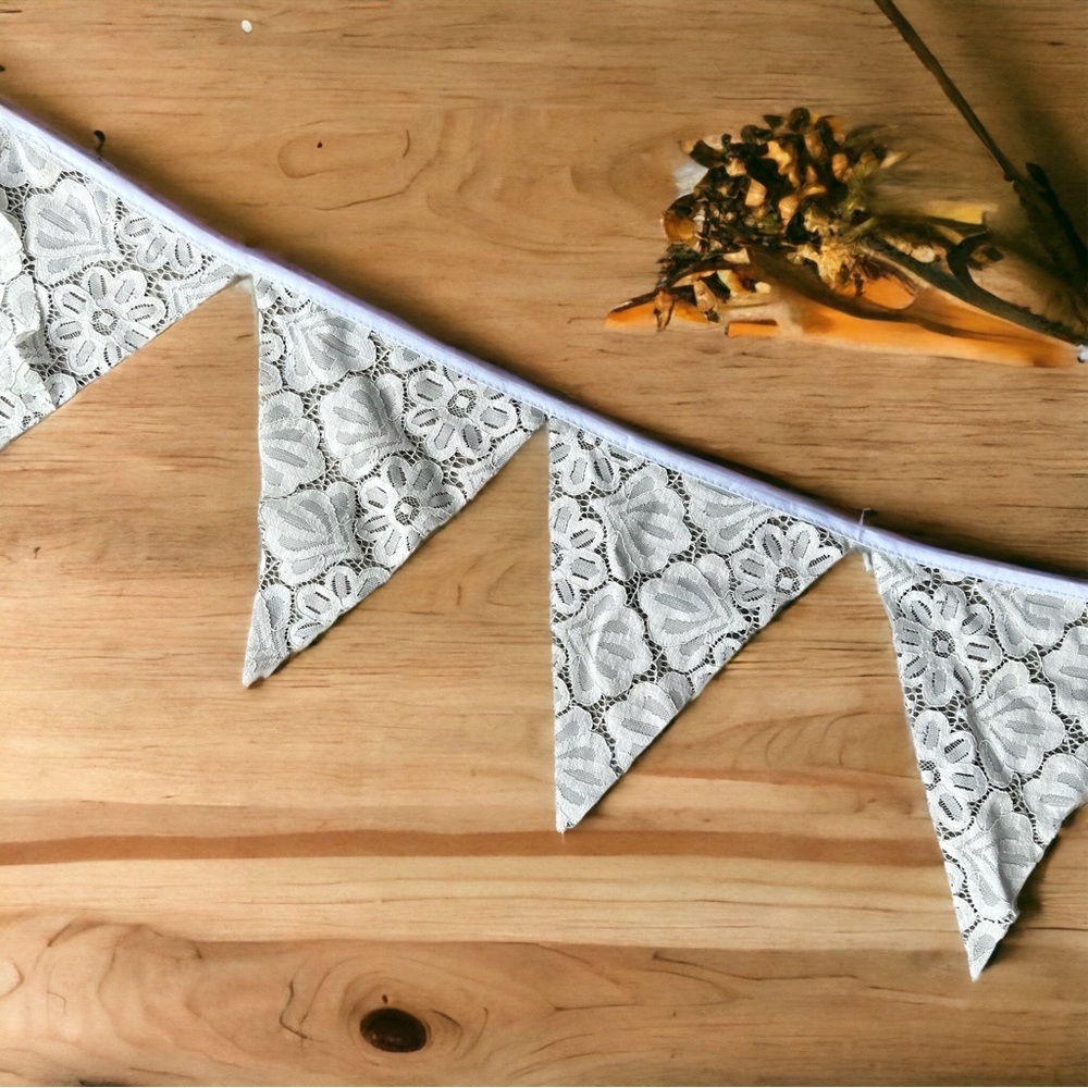 White Lace Garland